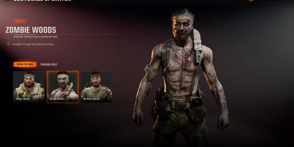 Zombie Woods skin in Call of Duty: Black Ops 6