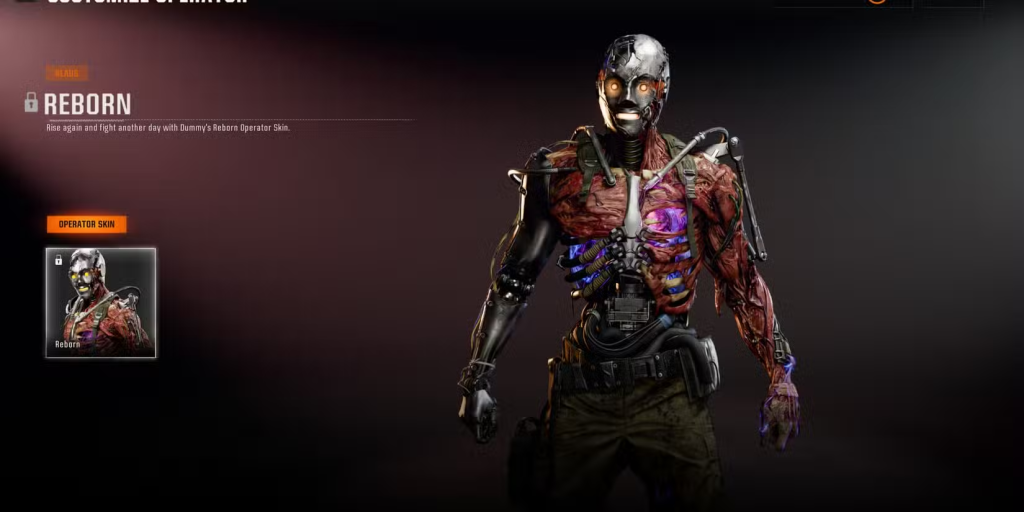 Reborn aka The Requiem Robot skin in Call of Duty: Black Ops 6