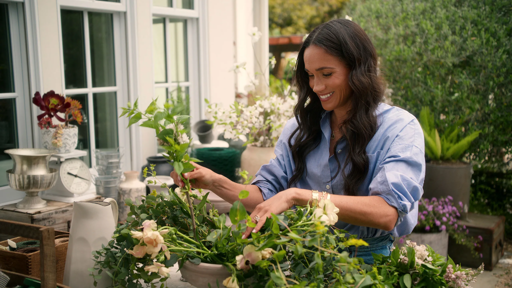 Meghan Markle in her recent Netflix series, With Love, Meghan