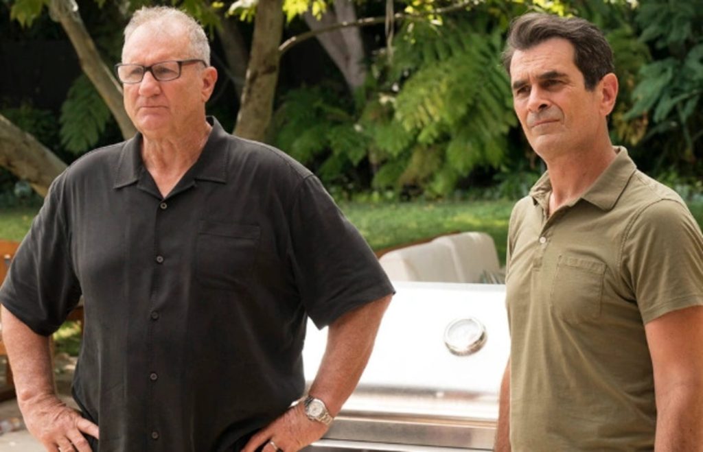 Ed O'Neill and Ty Burrell as Jay and Phil in Modern Family