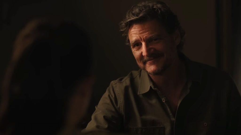 Pedro Pascal smiling in The Last of Us season 2