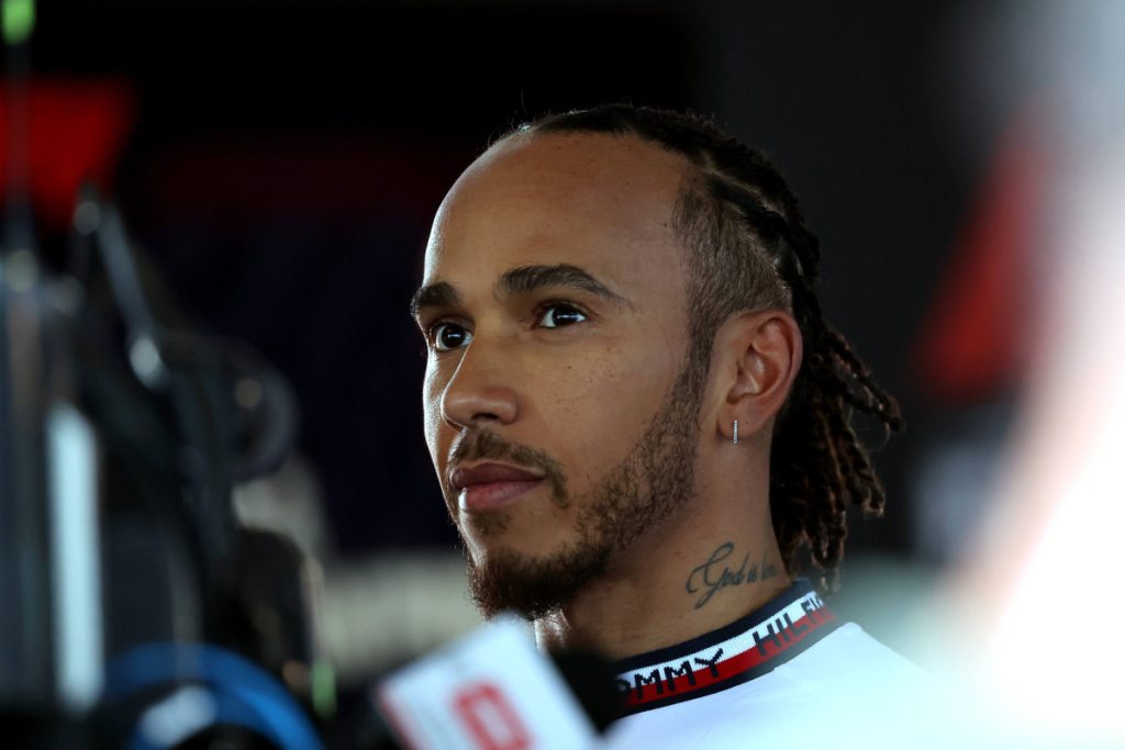 Lewis Hamilton in Drive to Survive Season 3 finale.