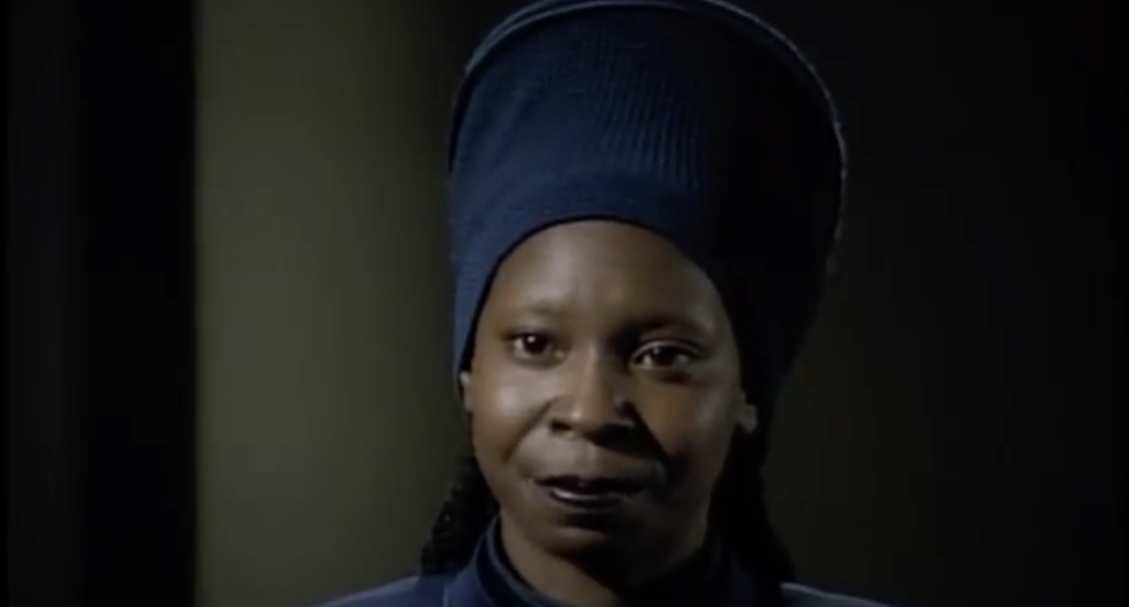 Whoopi Goldberg in Star Trek: The Next Generation