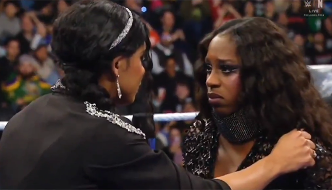 Bianca Belair and Naomi on WWE SmackDown