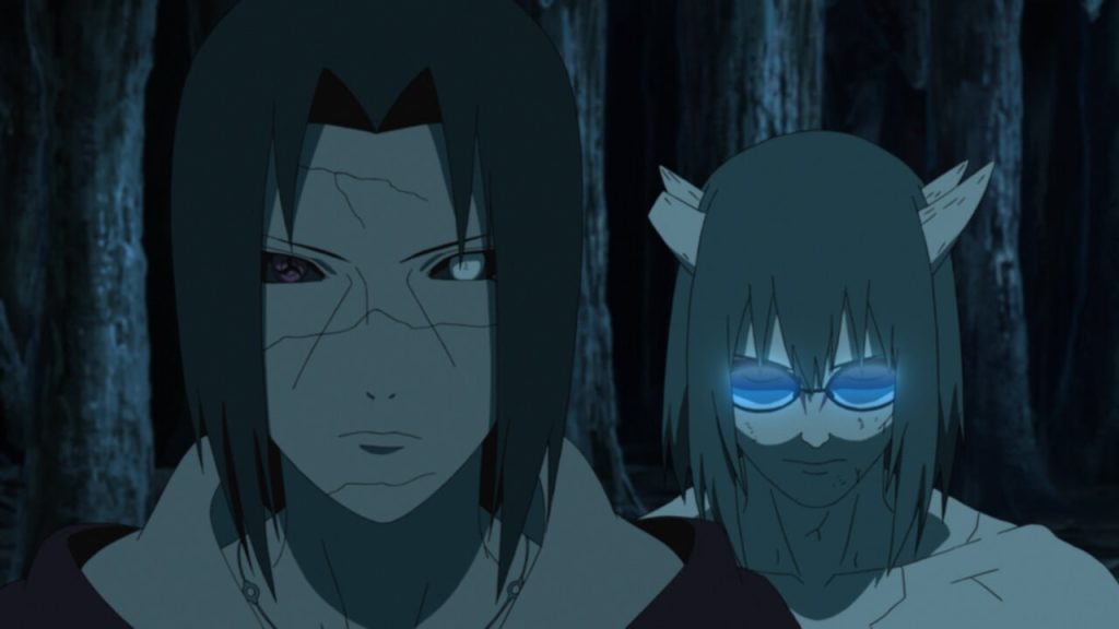 Itachi using Izanami