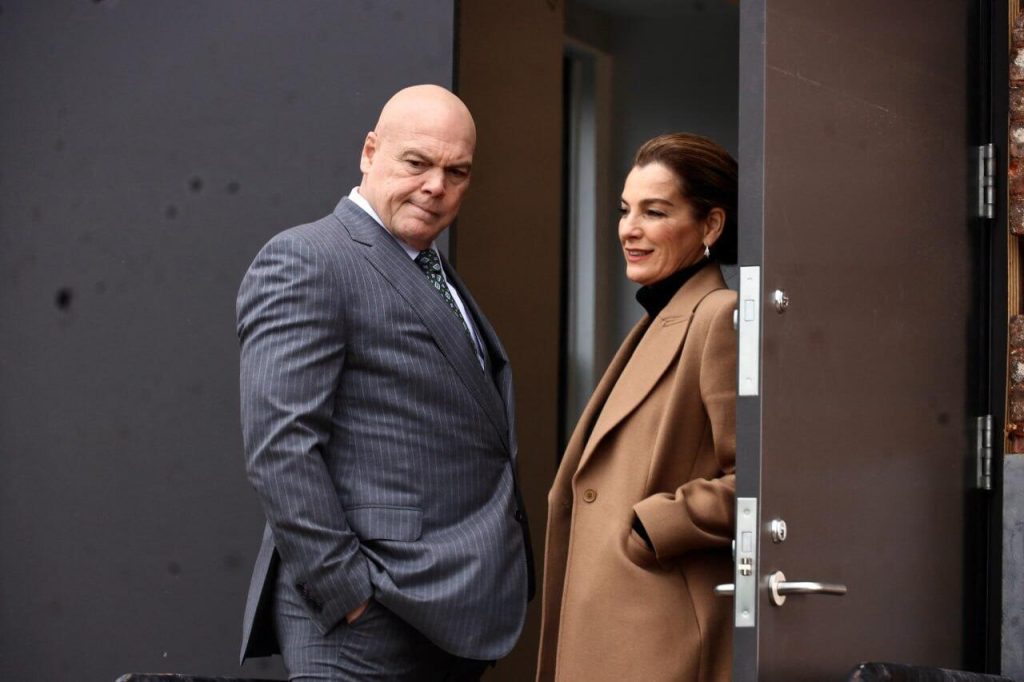 Vanessa Fisk and Wilson Fisk in Daredevil: Born Again | Credit: Disney+