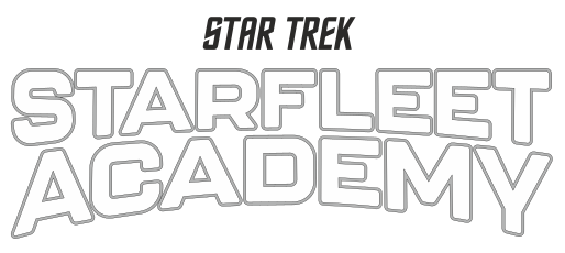 The logo for the upcoming Star Trek: Starfleet Academy series, showing the title in a clean, outlined font style.