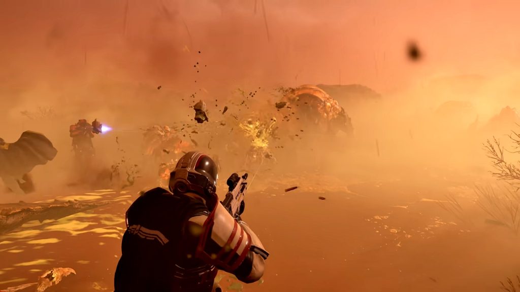 In-game image from Helldivers 2