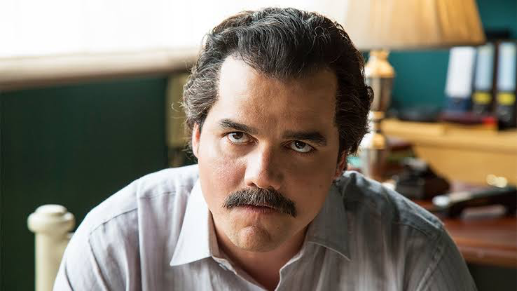 Wagner Moura as Pablo Escobar in Narcos 