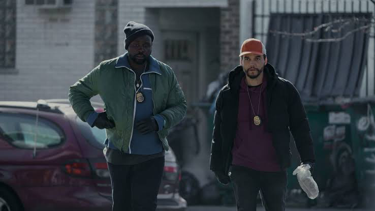 Brian Tyree Henry and Wagner Moura in Dope Thief 