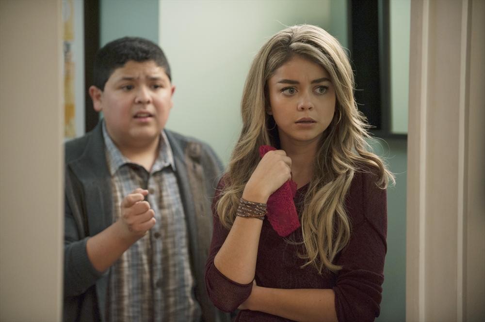 Rico Rodriguez and Sarah Hyland in Modern Family