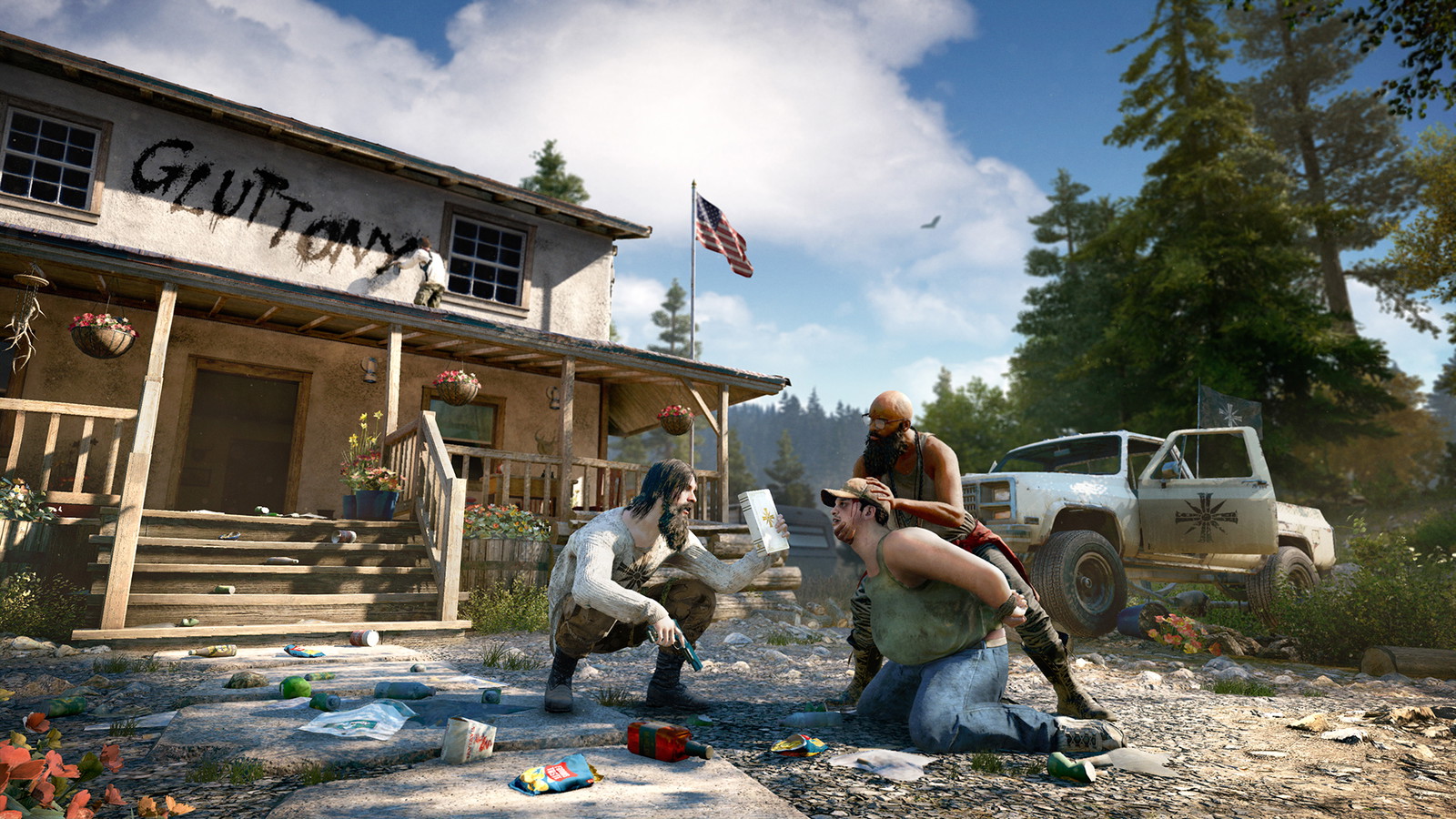 A still of a player in combat in Ubisoft's Far Cry 5.