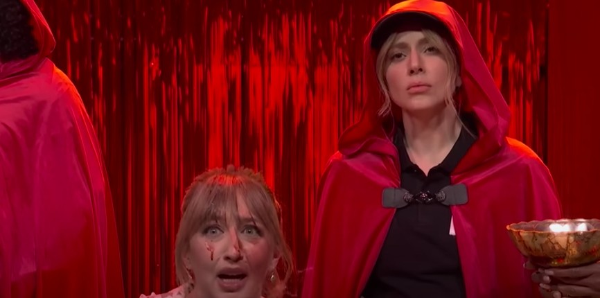 Lady Gaga took the stage on SNL with a sketch that blended dark humor with theatrical flair.