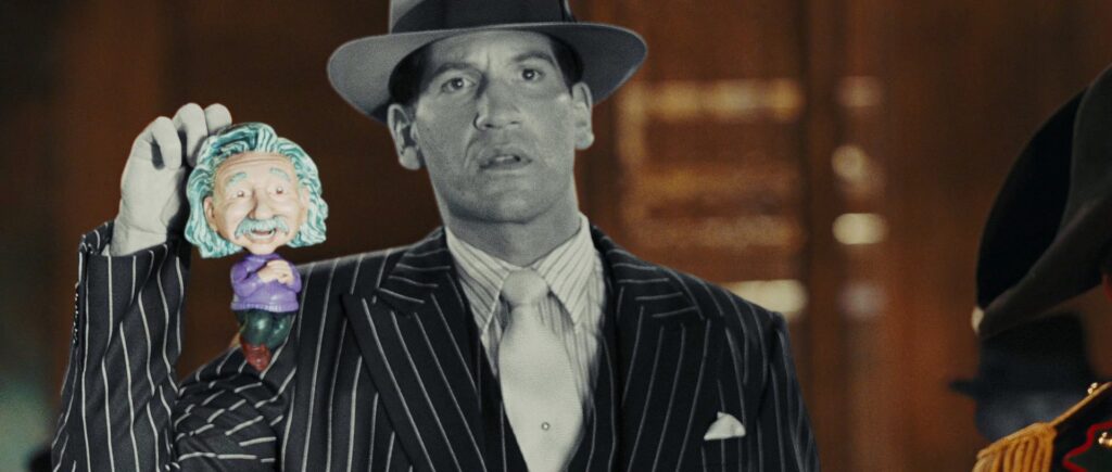 Jon Bernthal as Al Capone in the movie Night at the Museum: Battle of the Smithsonian.