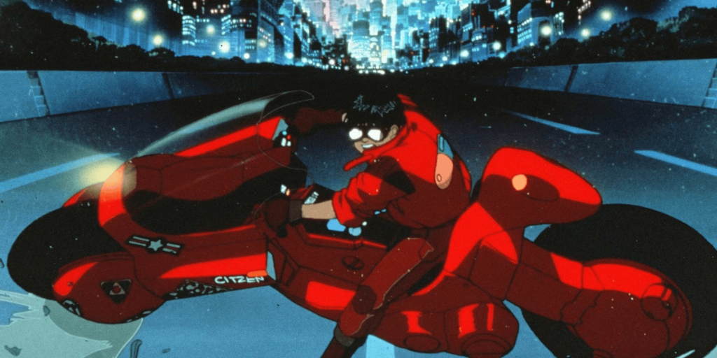 Kaneda's motorbike slide in Akira. known as the akira slide