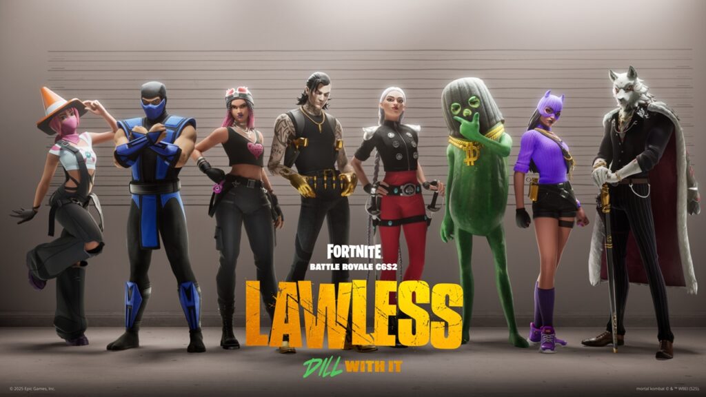 Battle Pass characters in Fortnite Chapter 6 Season 2 lined up.