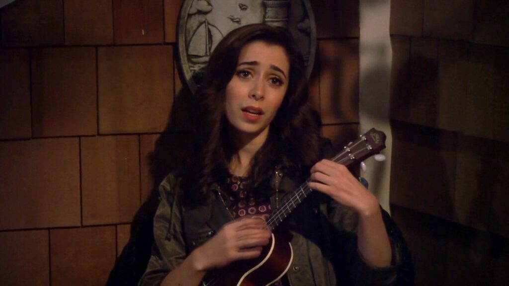 “How I Met Your Mother” Cast: What Are They Doing in 2025? 11 Cristin Milioti playing a ukulele in How I Met Your Mother