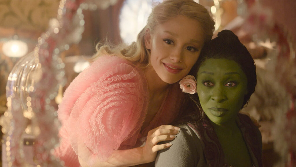 Ariana Grande and Cynthia Erivo in Wicked