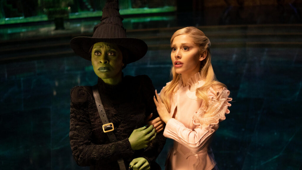 Ariana Grande and Cynthia Erivo in Wicked