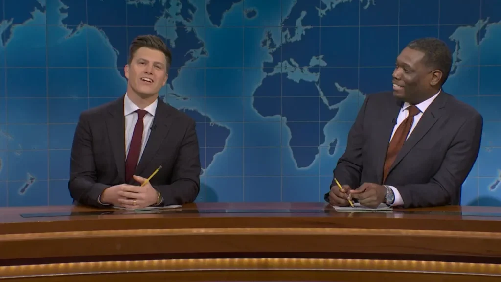 Colin Jost and Michael Che on SNL Weekend Update