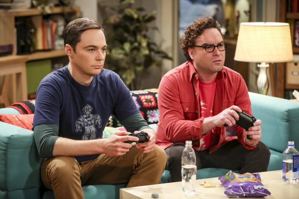 A still from The Big Bang Theory