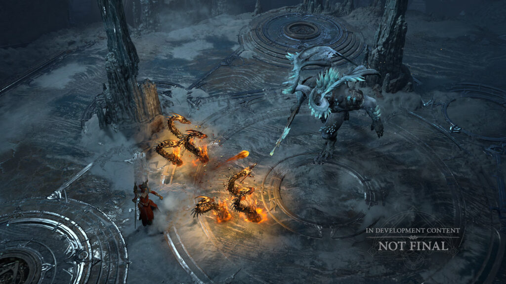 the image shows a gameplay from Season 8 PTR from Diablo 4