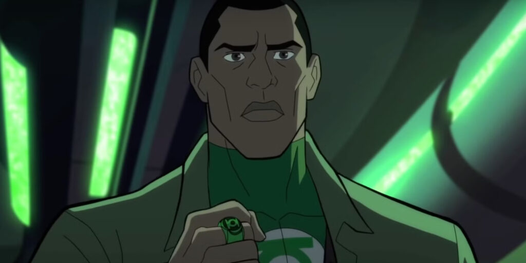 John Stewart wears the ring