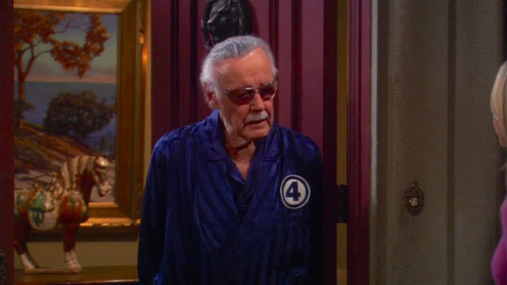 Stan Lee in a still from The Big Bang Theory