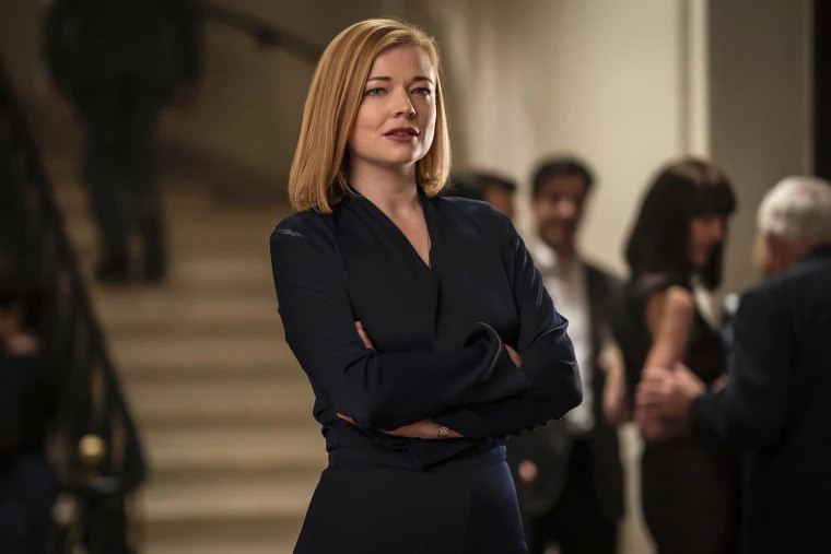 Sarah Snook as Shiv Roy in Succession.