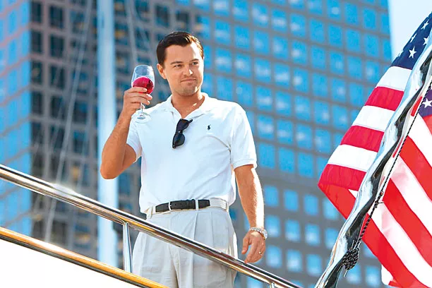 Leonardo DiCaprio in Martin Scorsese’s The Wolf of Wall Street ||Credit: Mary Cybulski