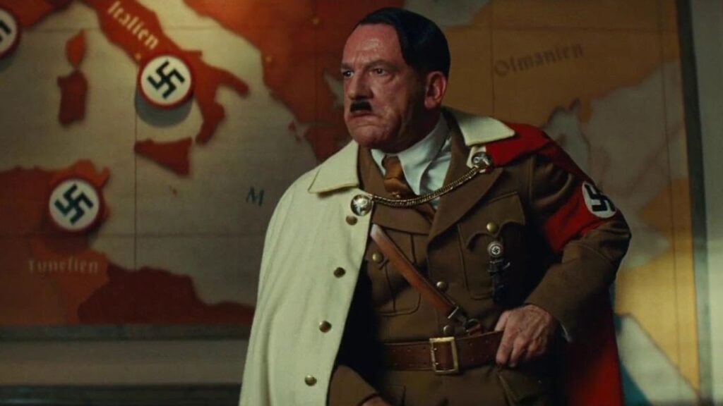 Martin Wuttke as Adolf Hitler in Inglourious Basterds