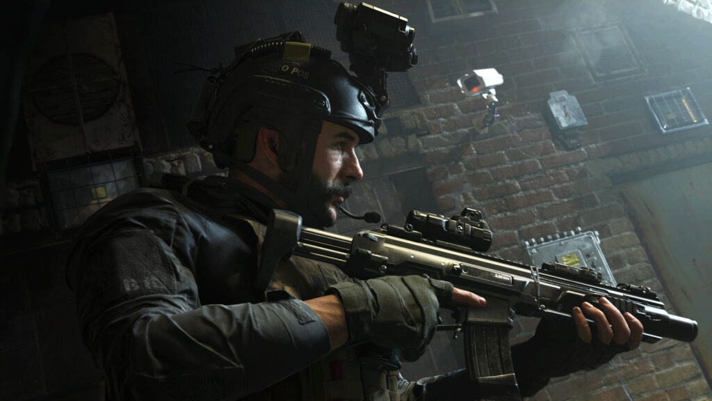 The image shows Captain Price from Call of Duty 