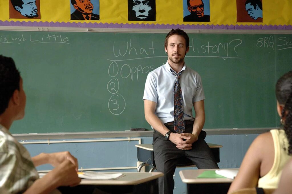 Ryan Gosling as Dan in Half Nelson