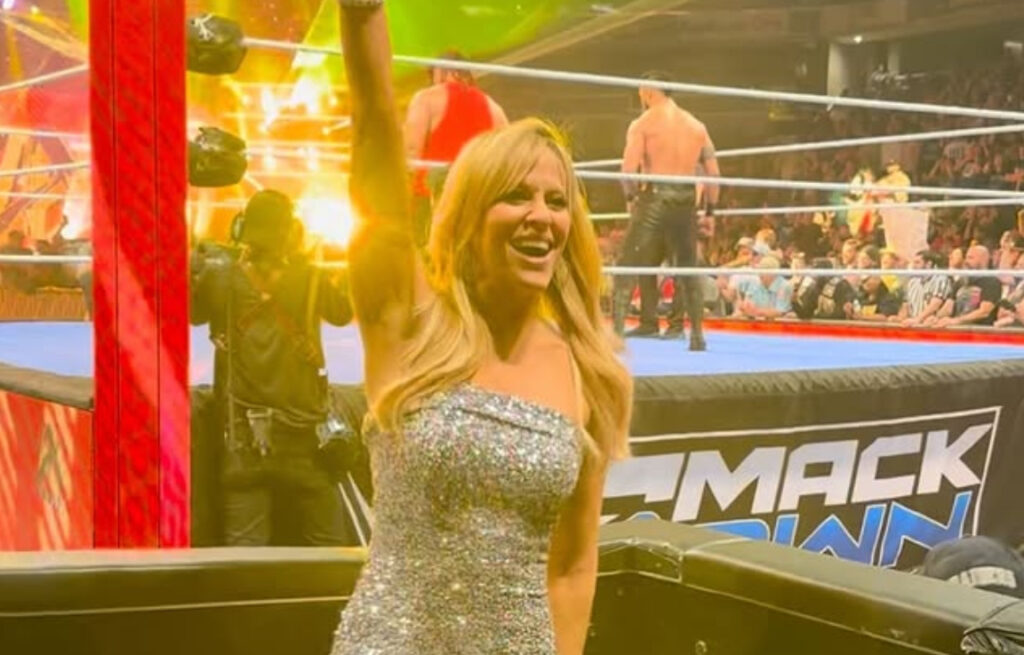 WWE Ring Announcer Lilian Garcia at Royal Rumble 