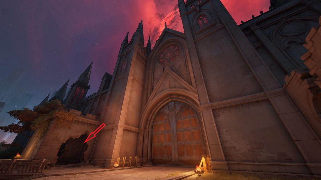 the image shows the Dracula's Castle in marvel rivals