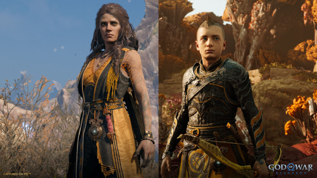 Atreus and Freya in God of War Ragnarök.