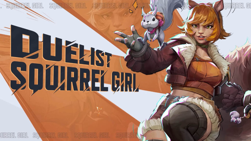 The image shows Squirrel Girl from Marvel Rivals