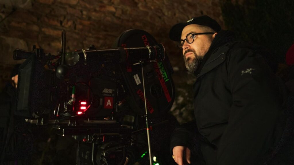 BTS from Nosferatu with Robert Eggers behind the camera