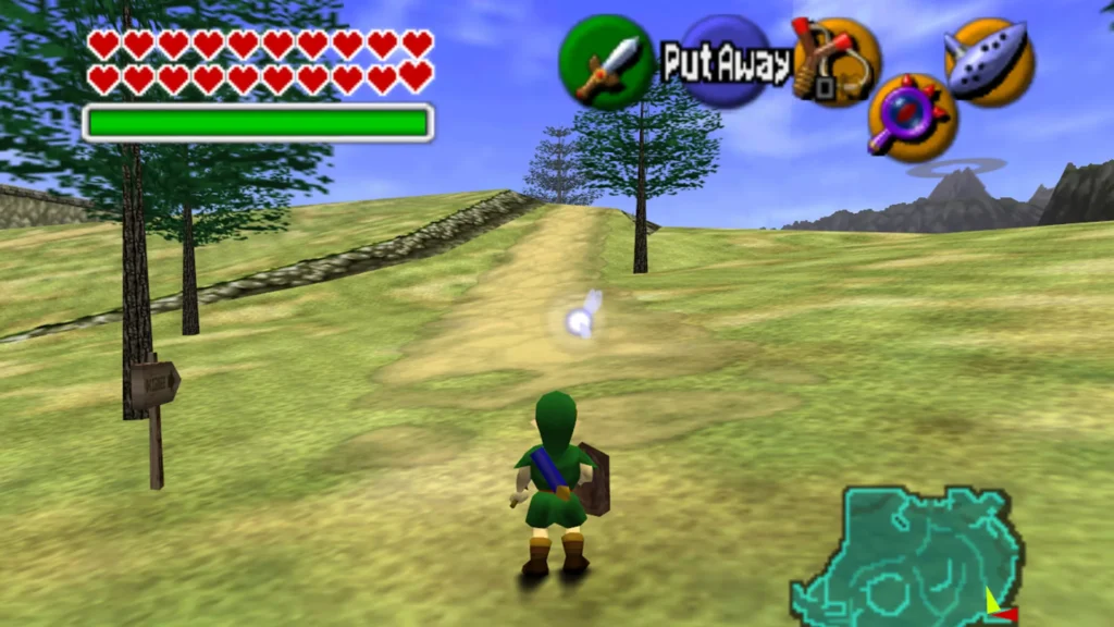 Zelda: Ocarina of Time in-game