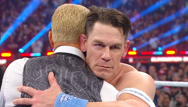 John Cena turns heel against Cody Rhodes