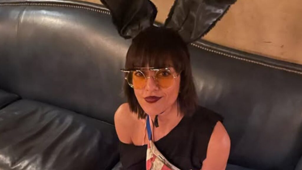 Ana Lily Amirpour wearing bunny years