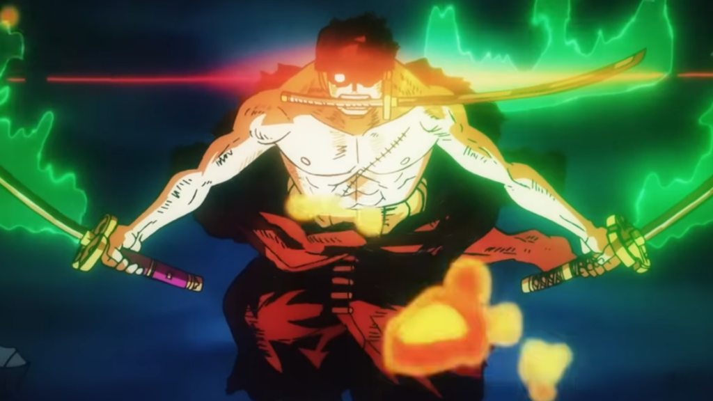 a still from the one piece anime series