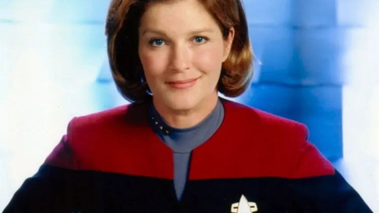 Kate Mulgrew as Kathryn Janeway in Star Trek: Voyager 