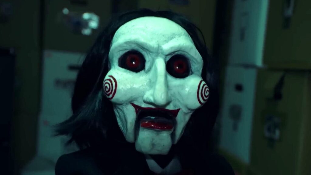 Jigsaw in a still from Saw X (2004) 