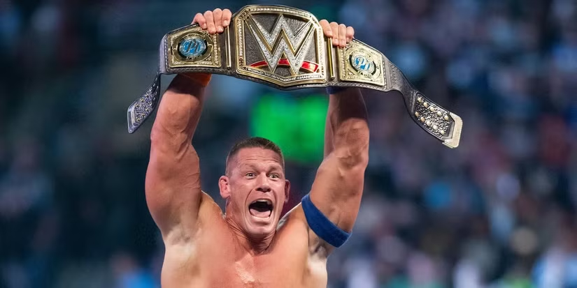 John Cena defeating AJ Styles for the WWE Championship