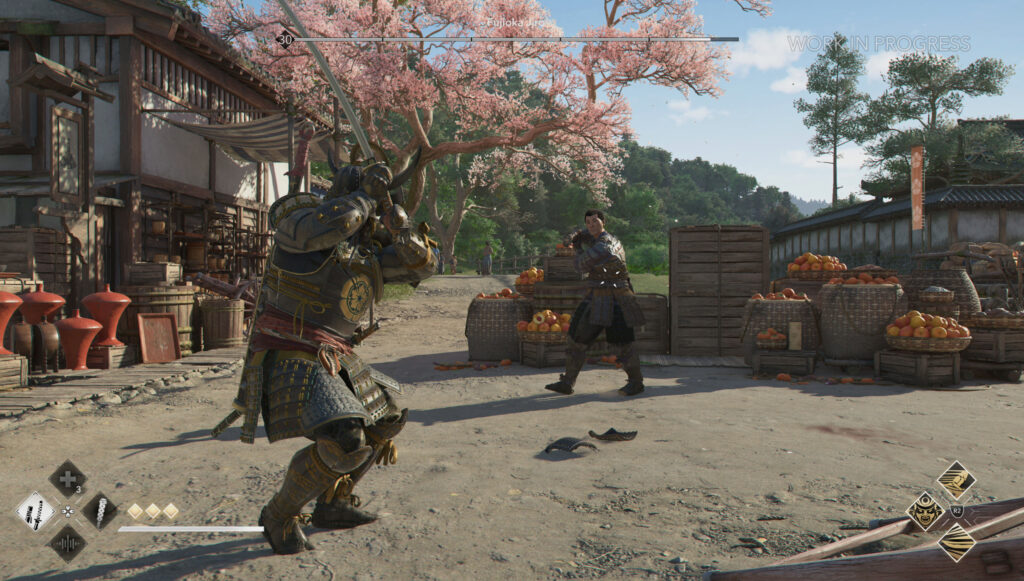 Yasuke in combat in Assassin's Creed Shadows.