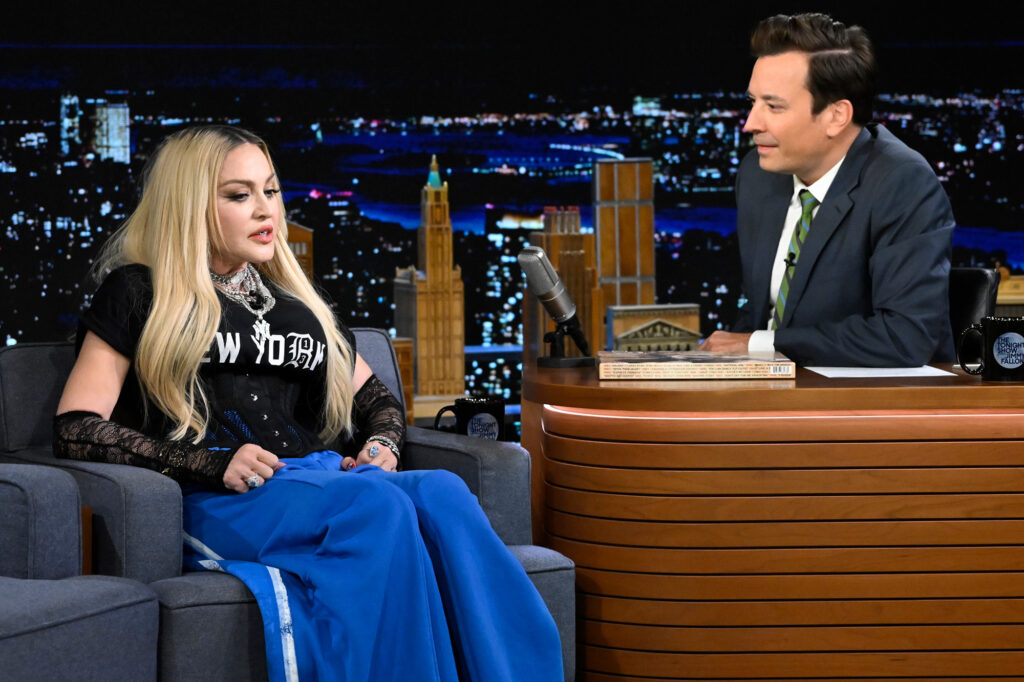 Madonna and Jimmy Fallon 