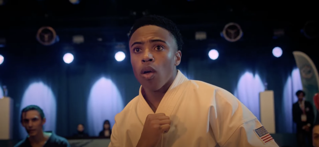 Dallas Dupree Young as Kenny in Cobra Kai