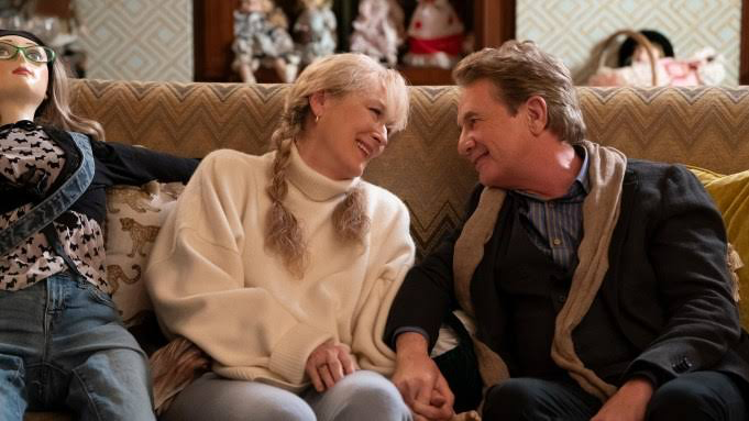 Meryl Streep and Martin Short in a still from Only Murders in the Building