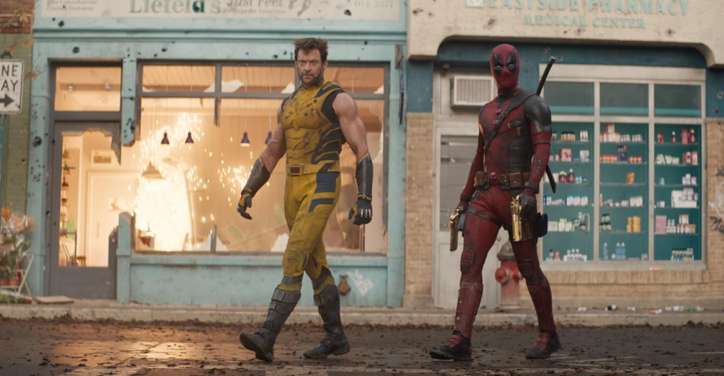 A still from the film Deadpool & Wolverine.